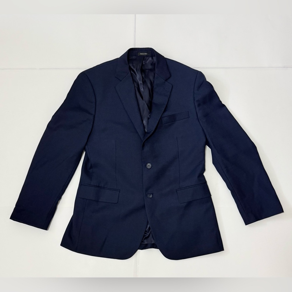 Navy Men's Two-Button Blazer